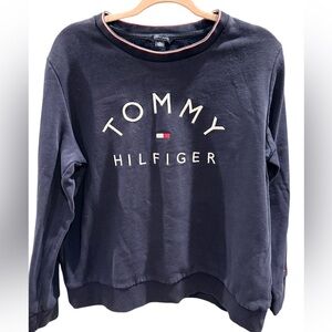 Tommy Hilfiger Women's Navy Crew Neck Sweater size XL